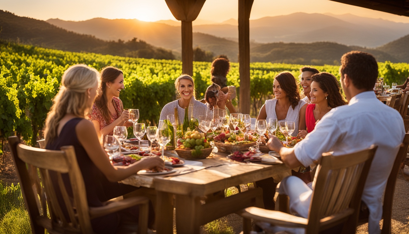 dining in Colchagua Valley