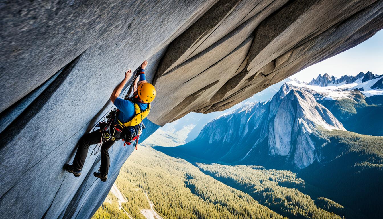 rock climbing